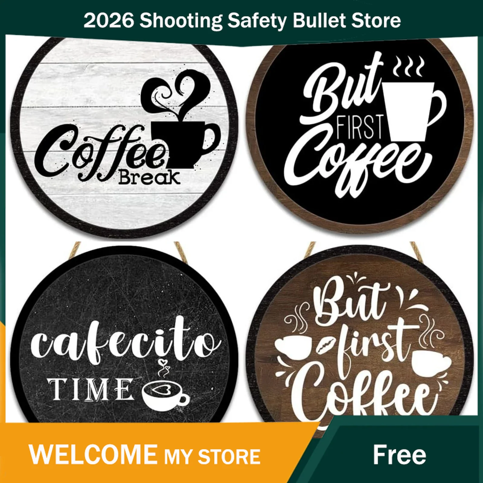Home Office Gif - Coffee Signs Decor for Coffee Bar