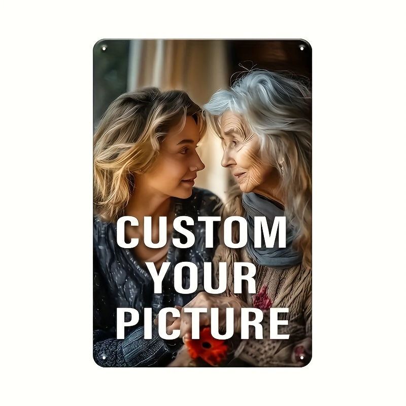 Home Office Gif - Custom Metal Sign - Personalized Image