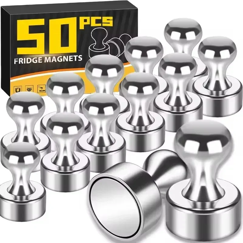Whiteboard Magnetic - 1-50Pcs Metal Magnetic Pins Neodymium Magnetic