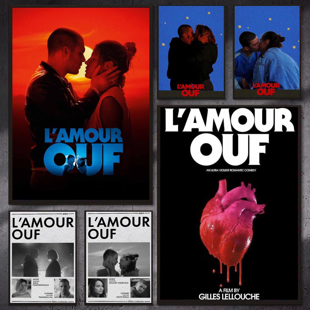 Home Office Romance - French Romance Film L-Lamour Ouf Poster