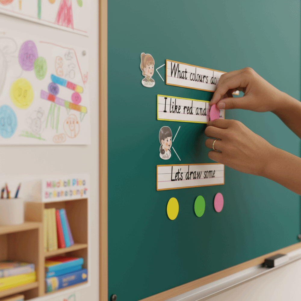4pcs Magnetic Sentence Strips  - Whiteboard Magnetic ulasan dan harga