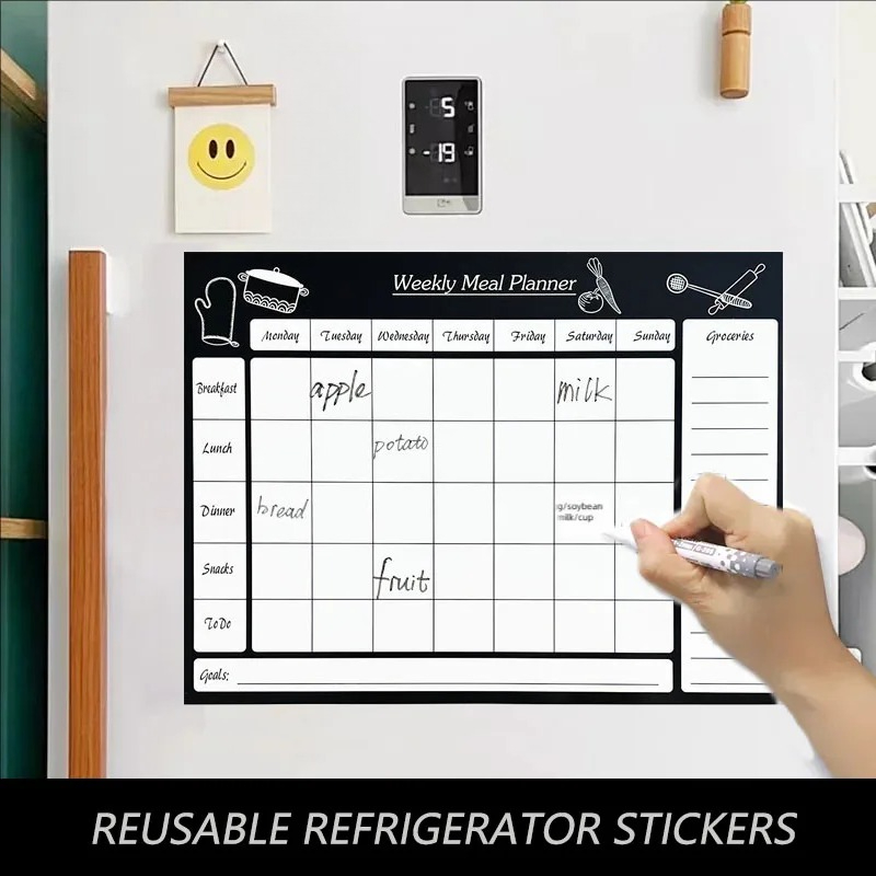 Erasable Week Meal Planner Sof - Whiteboard Magnetic ulasan dan harga