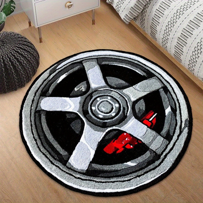 VIKAMA Car Wheel Rim Design Ro - Home Office Rug ulasan dan harga