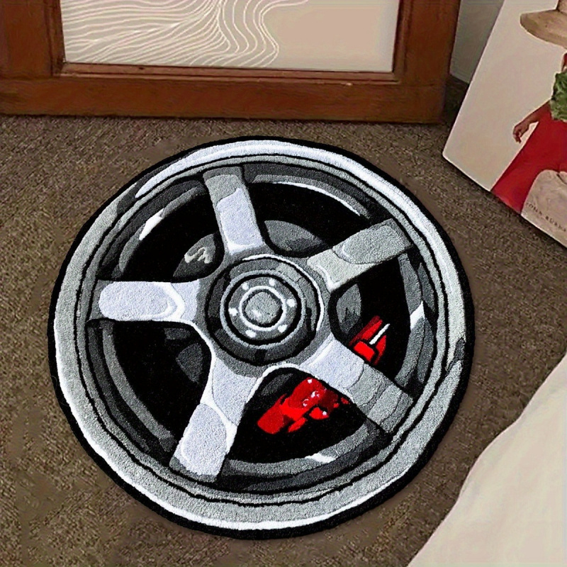 VIKAMA Car Wheel Rim Design Ro - Home Office Rug ulasan dan harga