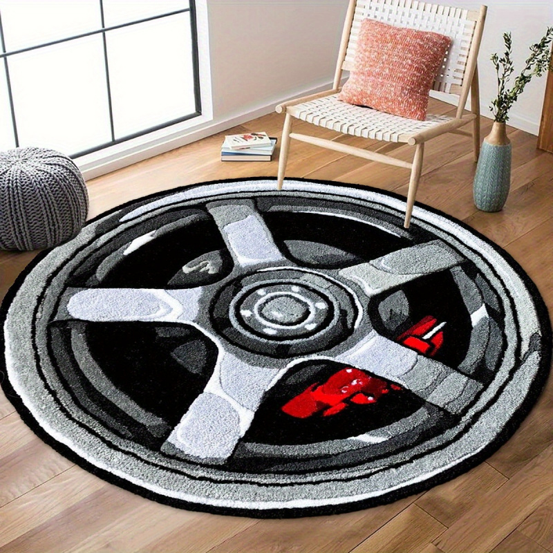 VIKAMA Car Wheel Rim Design Ro - Home Office Rug ulasan dan harga