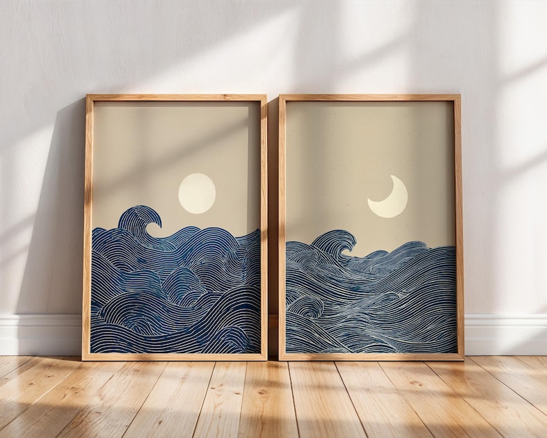 2pcs Japandi Minimalist Moon C - Home Office For Two ulasan dan harga