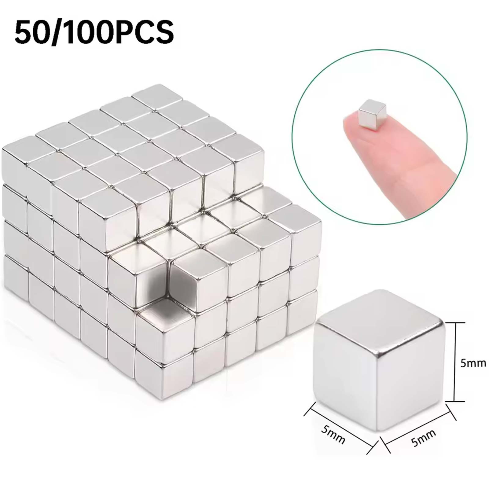 50/100 Pcs Small Square Magnet - Whiteboard Magnetic ulasan dan harga