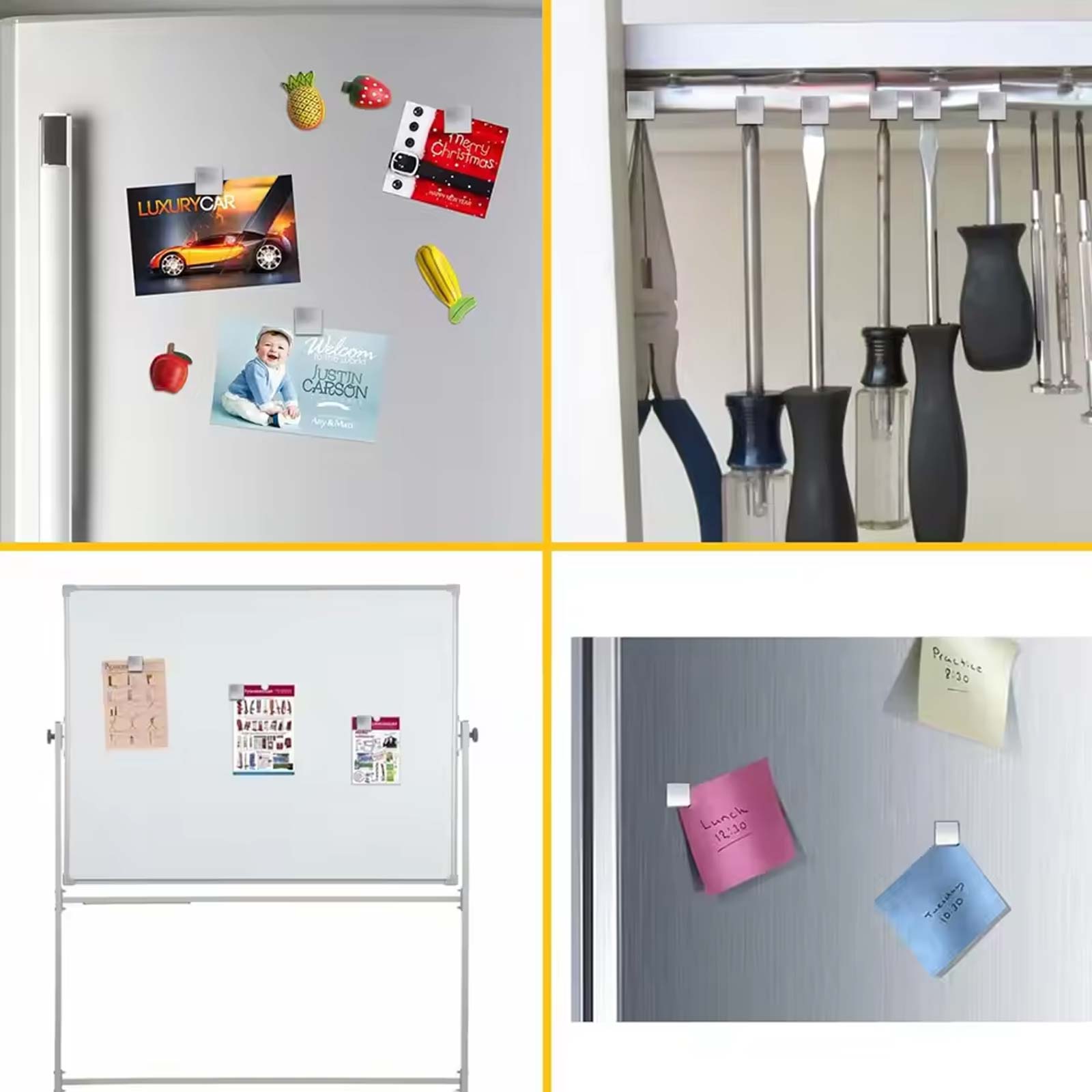 50/100 Pcs Small Square Magnet - Whiteboard Magnetic ulasan dan harga