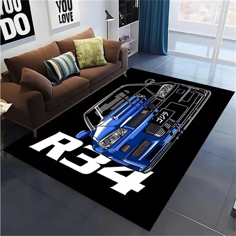 Classical Racing Car Printed C - Home Office Rug ulasan dan harga