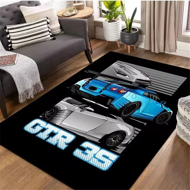 Classical Racing Car Printed C - Home Office Rug ulasan dan harga