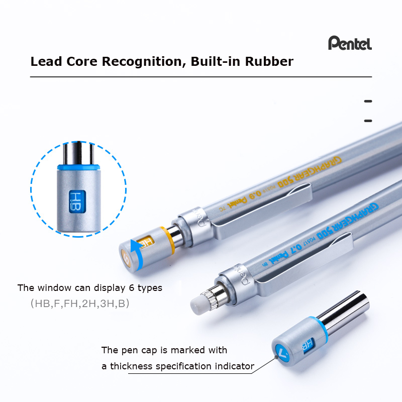 Pentel GraphGear 500 Mechanica - Pentel Pen Graphgear ulasan dan harga