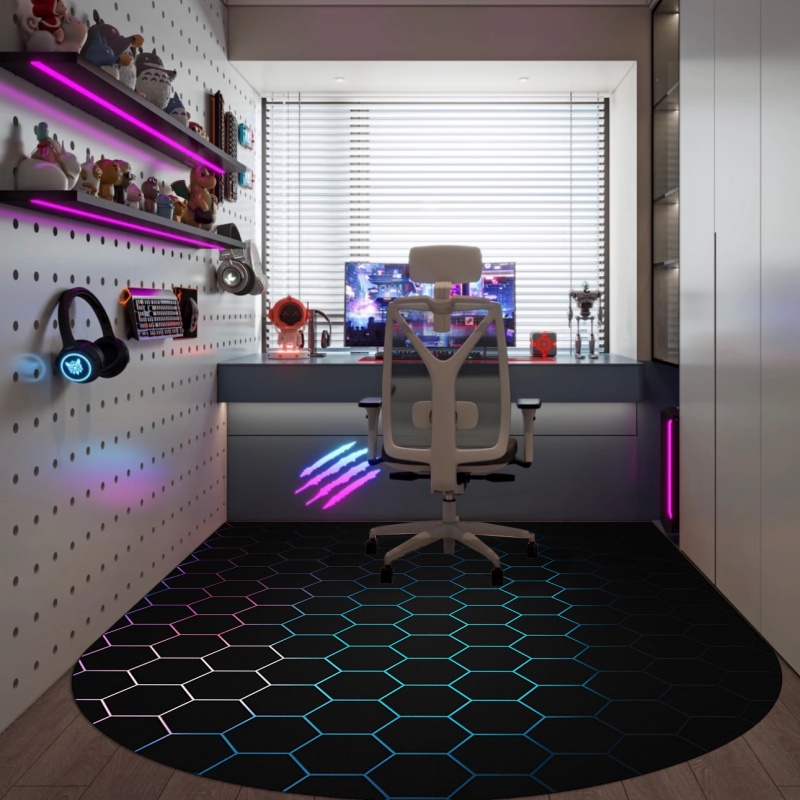 E-Sports Floor Mat Anti Slip S - Home Office Rug ulasan dan harga