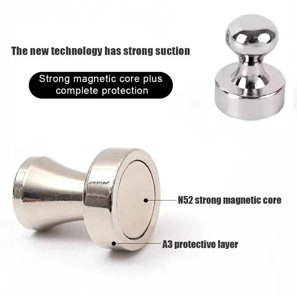 1-50Pcs Metal Magnetic Pins Ne - Whiteboard Magnetic ulasan dan harga