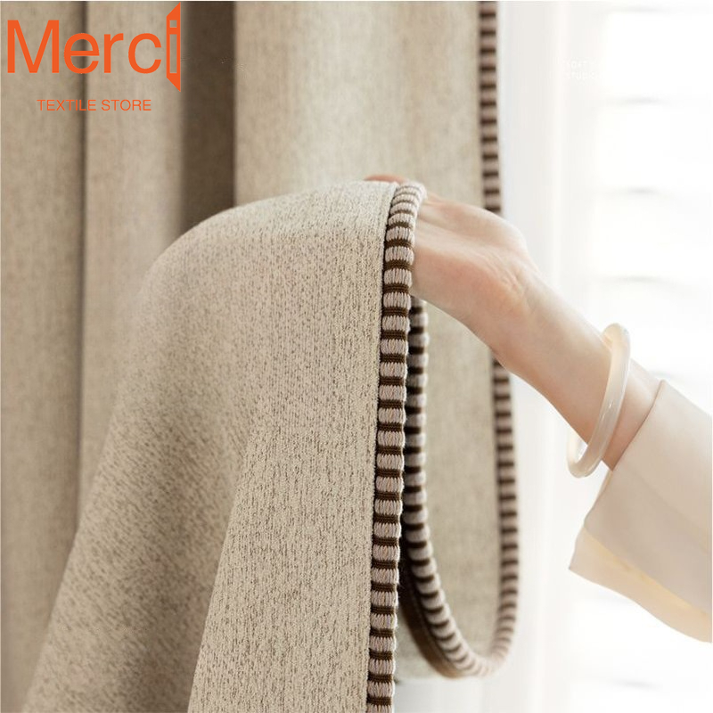 French Cotton and Linen Curtai - Home Office Rate 2025 ulasan dan harga
