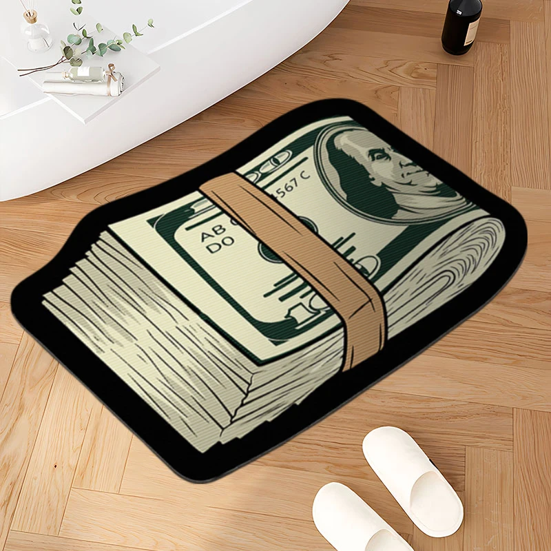 Creative  Money Shaped Carpet  - Home Office Rug ulasan dan harga