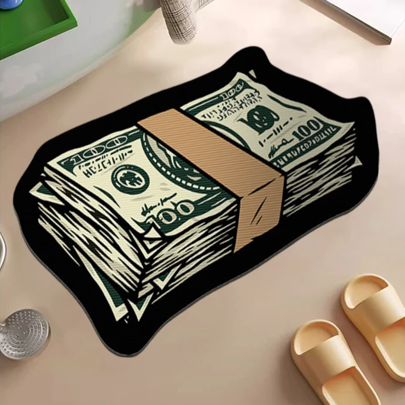 Creative  Money Shaped Carpet  - Home Office Rug ulasan dan harga