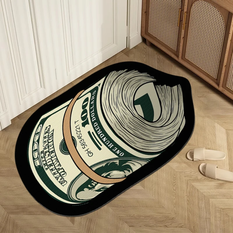 Creative  Money Shaped Carpet  - Home Office Rug ulasan dan harga