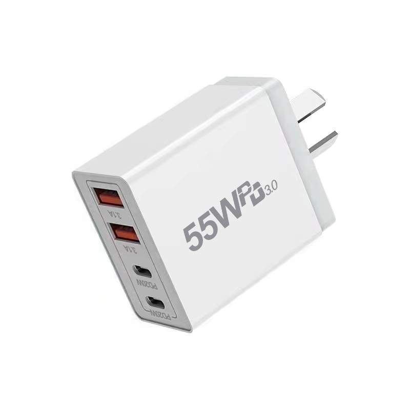 QC3.0 PD Quick Charger 55W Fas - Home Office Vivo ulasan dan harga