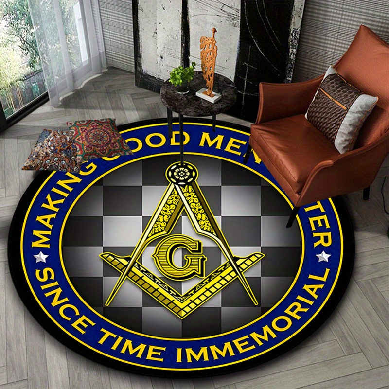 Freemason Square Compass G Log - Home Office Rug ulasan dan harga