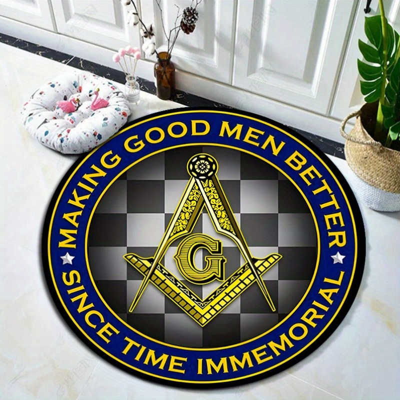 Freemason Square Compass G Log - Home Office Rug ulasan dan harga