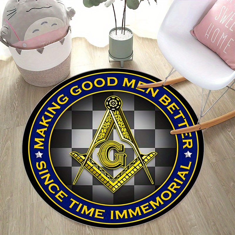 Freemason Square Compass G Log - Home Office Rug ulasan dan harga