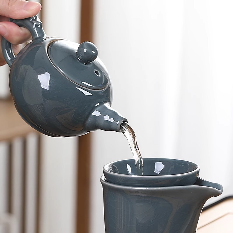 Geyao Kung Fu Tea Set for Home - Home Office Gif ulasan dan harga