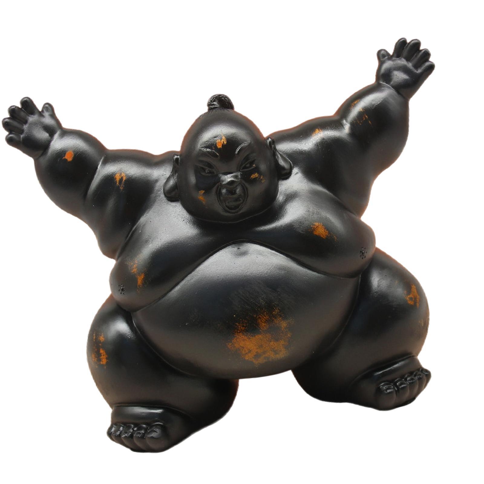 Sumo Statue Housewarming Gift  - Home Office With Bookshelves ulasan dan harga