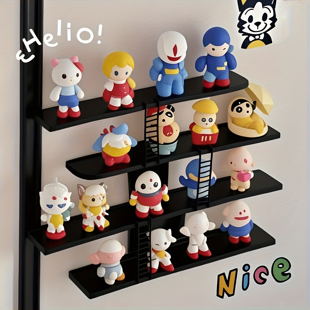 No-Drill Wall-Mounted Shelf Su - Home Office With Bookshelves ulasan dan harga