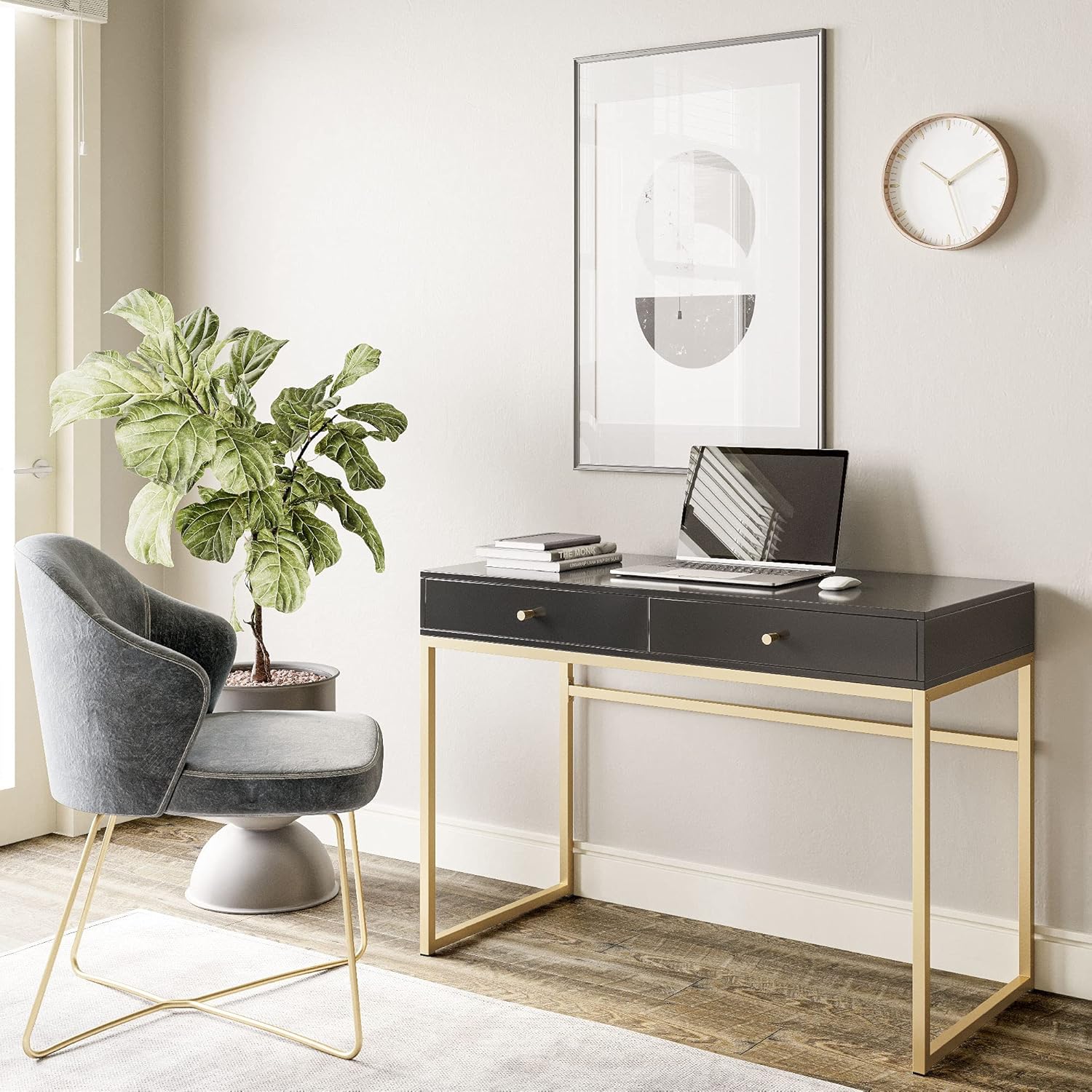 42 Inch Makeup Vanity or Home  - Home Office For Two ulasan dan harga