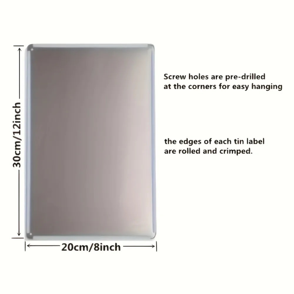 Durable Tinplate Metal Plaque  - Home Office Gif ulasan dan harga
